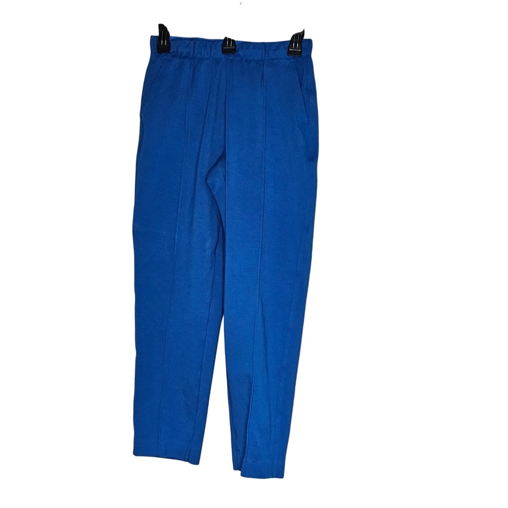 Everlane Womens Sm The Dream Pants Blue Elastic Waist Business Casual Comfy
